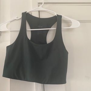 Girlfriend Collective Paloma Bra in Moss (small)